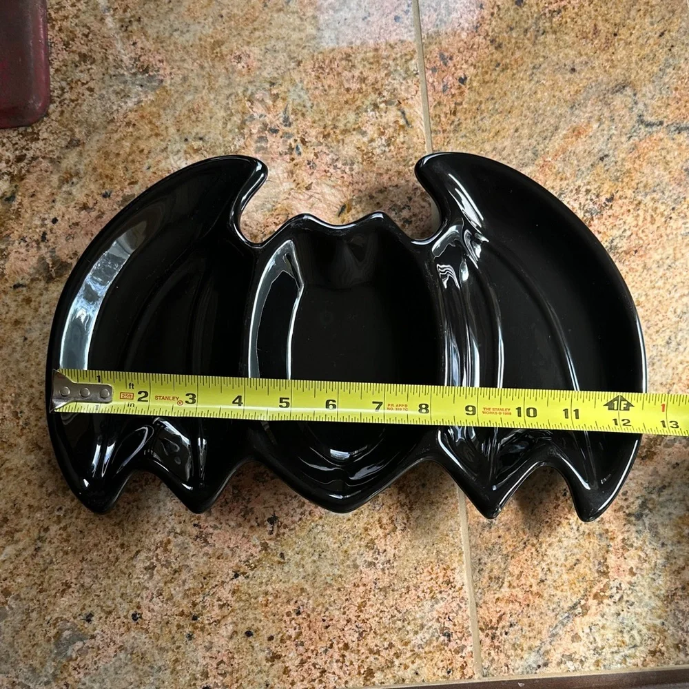 Williams Sonoma Midnight Black Bat Dish